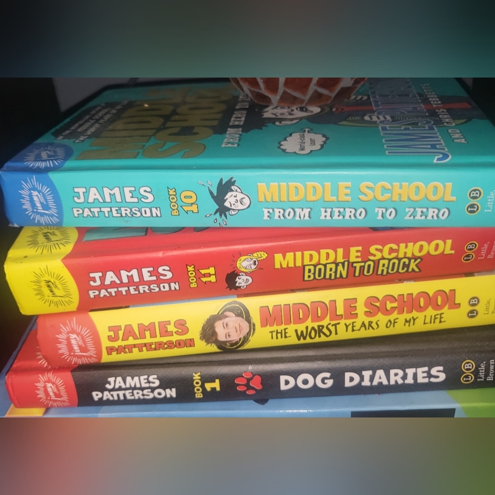 James Patterson Middle School books (3) dog diaries by James Patterson (book 1)